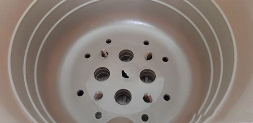 Горшок пластиковый Омела Омела Пастель 1 литра круглый 1л мускат 