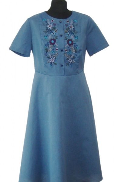 Платье Эдельвика 478-19/00 р. 48 синий 