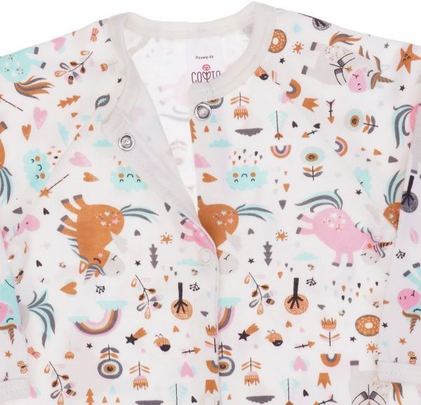 Человечек ТМ Софія Unicorns р.80 розовый/белый 160180 