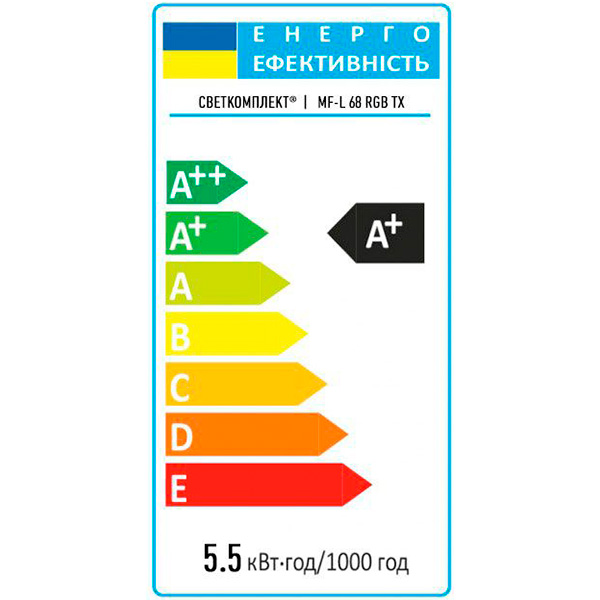 Светильник светодиодный Светкомплект Ardiente MF-L RGB с пультом ДУ 68 Вт белый 2800-6000 К 