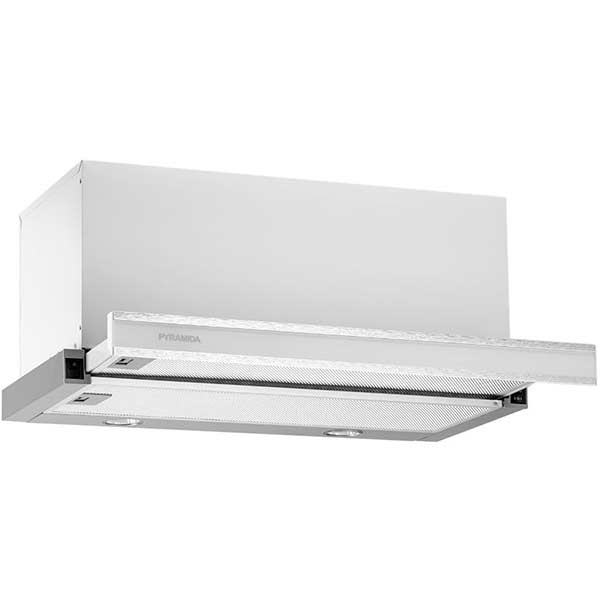 Витяжка Pyramida TL GLASS 60 INOX WHITE/N