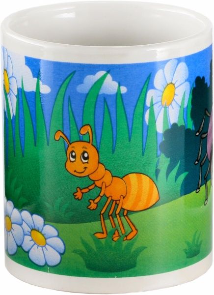 Чашка Пчелка фарфор 330 мл Оселя