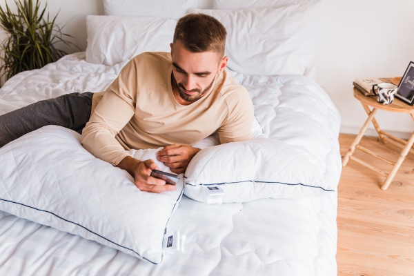 Подушка антиаллергенная 1164 Royal Pearl EcoSilk мягкая 50x70 см (2200001515505) MirSon