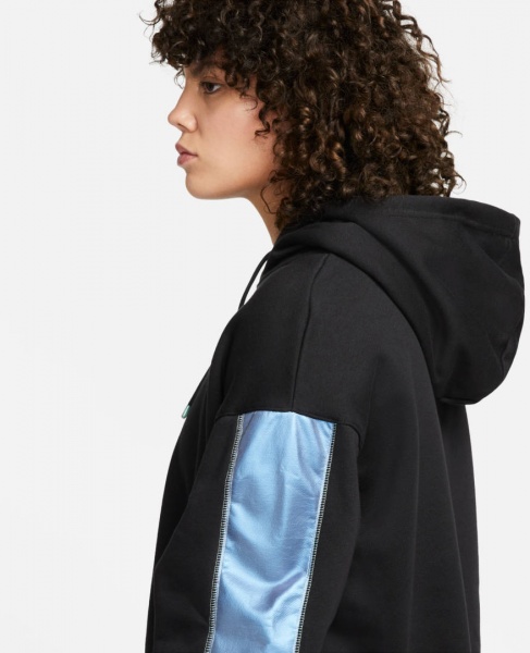 Джемпер Nike W NSW FLC GX HOODIE OPAL DD5133-010 р. XS черный