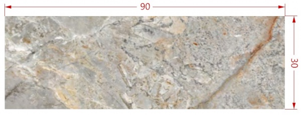 Плитка Ceramika Color Brize Grey Rett CCR96-1 30x90 