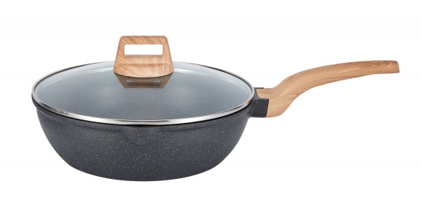 Сковорода с крышкой Eco Petra Deep 24 см KN91637 Kohen