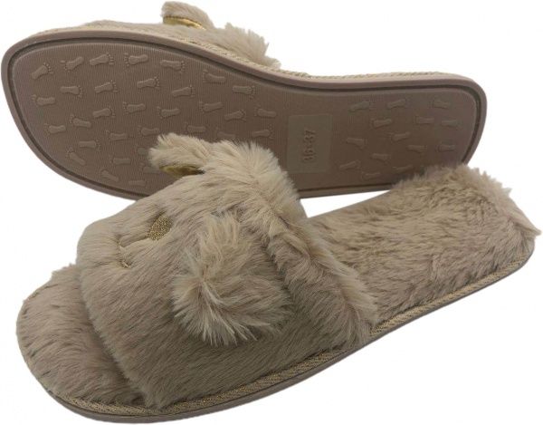 Капці домашні La Nuit Лілу р. 40 бежевий 