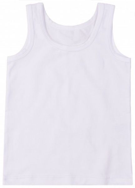 Майка для мальчиков Bibo р.80 белый 44010 
