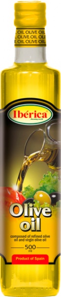 Масло оливковое Iberica 100% рафинированное 500 мл 