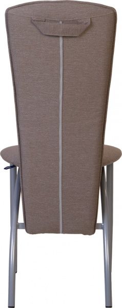 Стілець обідній Nowy Styl ALICE ALU (BOX-4) (CH) GD-62 алюміній/бежевий