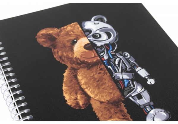 Блокнот Pets Fashion Robotic А5 80 лист. клетка O20832-24 Optima