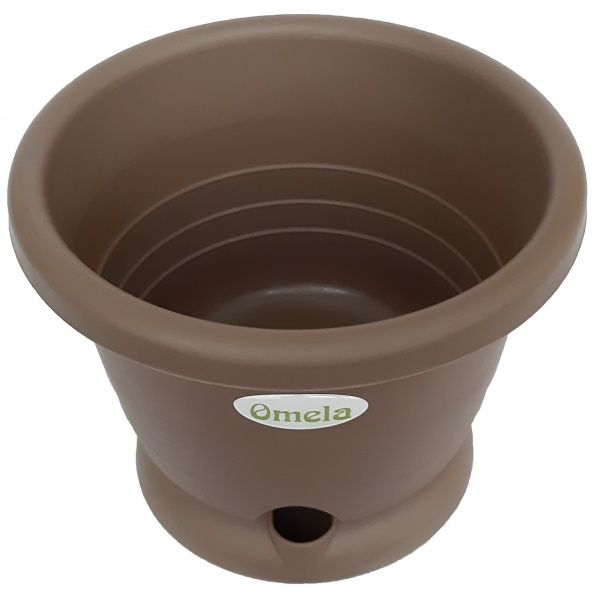 Горшок пластиковый круглый мускат 