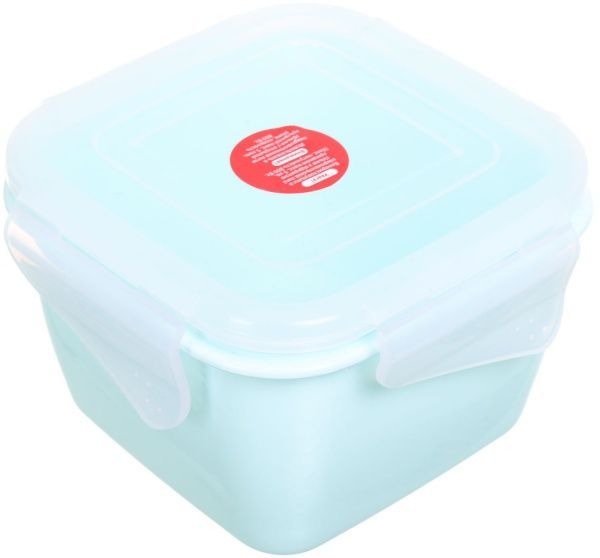 Контейнер Фієста 450 мл квадратний салатовий Алеана