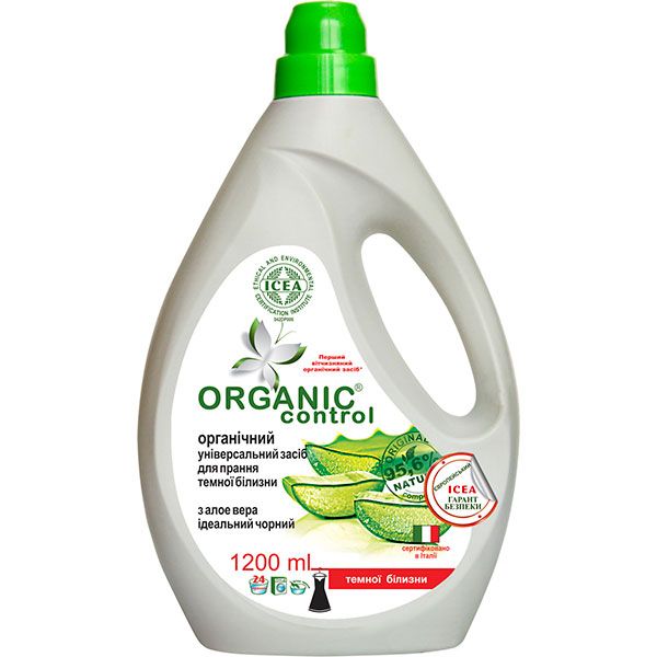 Гель для стирки Organic Control Идеальный черный 1.2 л