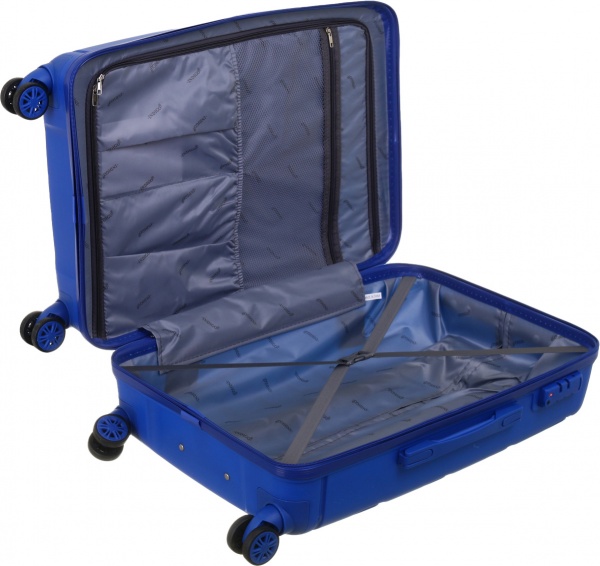 Чемодан 66 л синий XY22100 60х42х26 ABS 