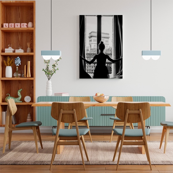 Картина на полотні ЧБ Девушка 50x70 см WS Holst 14082221,6 