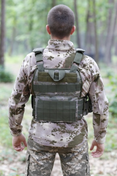 Плитоноска Тактическая Сordura, камуфляж 