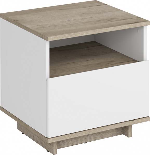 Тумба прикроватная Грейд 1 Concept дуб крафт серый / нимфея альба 