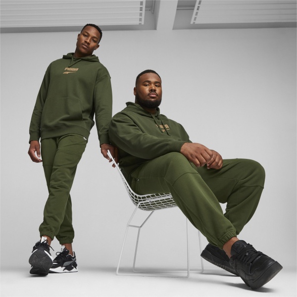 Джемпер Puma DOWNTOWN LOGO HOODIE TR 62128031 р.M зелений