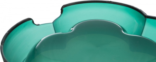 Миска Trixie для кошек прозрачная пластик резиновая основа 0,25 л 12 см (24430)