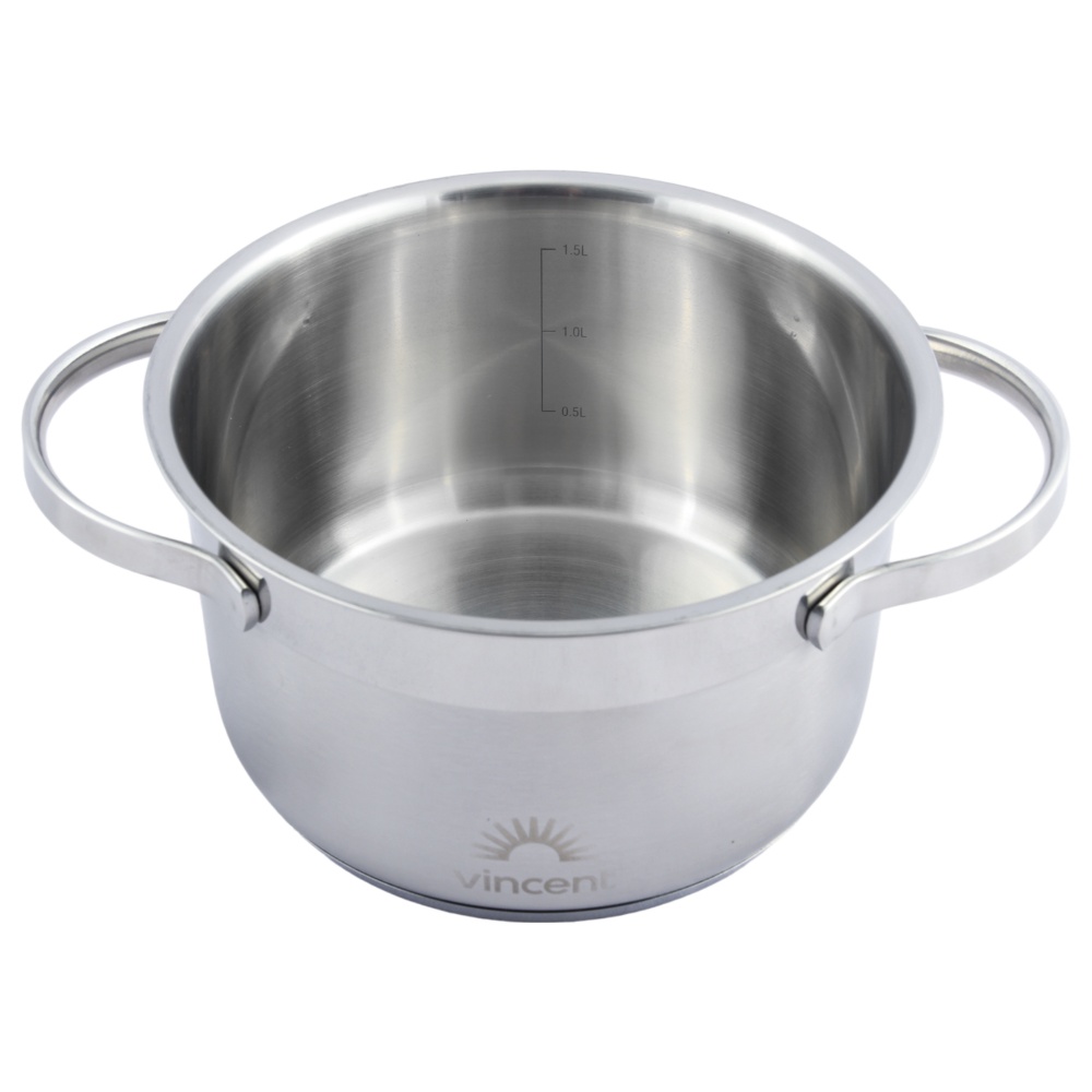 Кастрюля с крышкой Vincent 16 см 1,7 л VC-3185-16