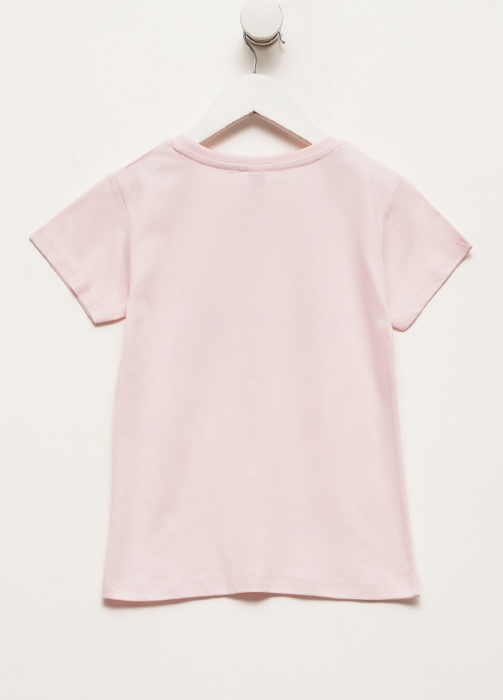 Футболка для девочек Sol's Cherry Be Happy р.110–116 бледно-розовый 11981137/1806A