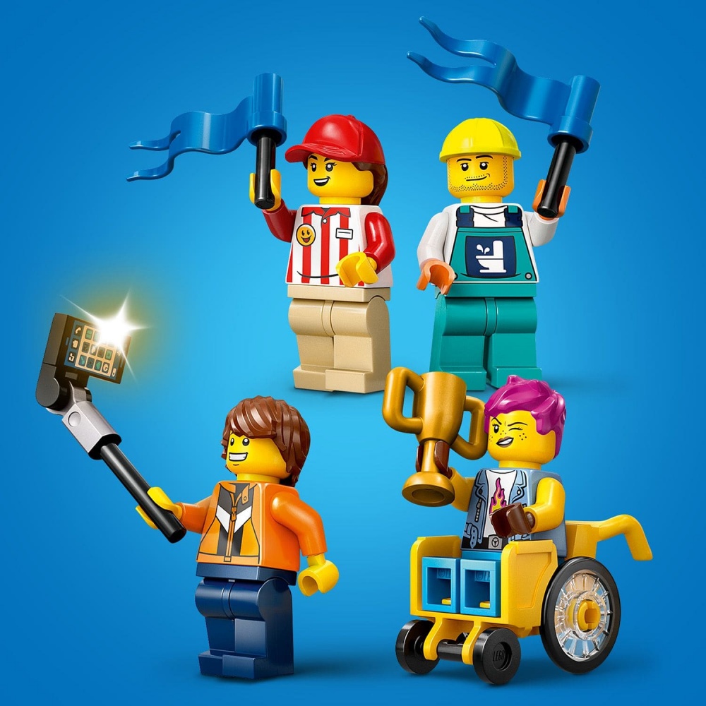 Конструктор LEGO City Жодних обмежень: Автодром для гоночних автомобілів 60460