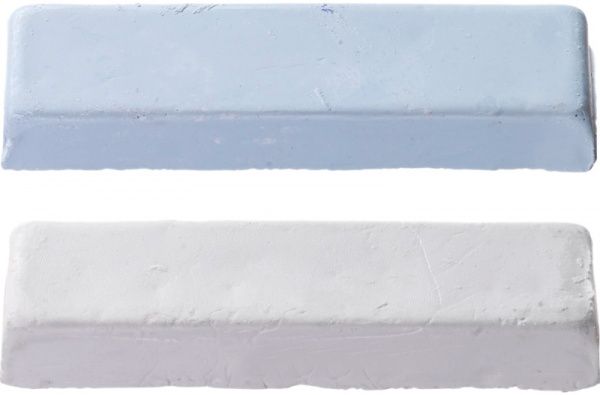 Паста полировочная основная (белая) и высокоглянцевая (синяя) KWB 2 шт.