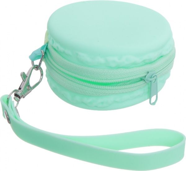 Пенал школьный 7,5x7,5x4,5 cм зеленый