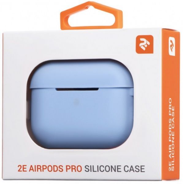 Чохол для навушників 2E для Apple AirPods Pro Pure Color Silicone 2.5 мм Sky blue (2E-PODSPR-IBPCS-2.5-SKB) 