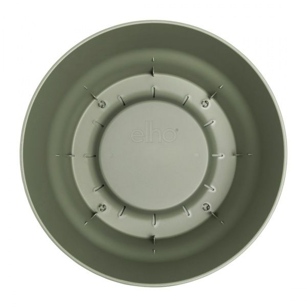 Вазон пластиковый Elho Greenville Bowl 33 см круглый 11,6 л зеленый (332464) 