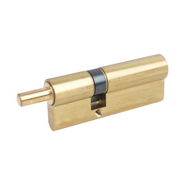 Цилиндр AGB C524012545 30x50 ключ-шток 80 мм полированная латунь