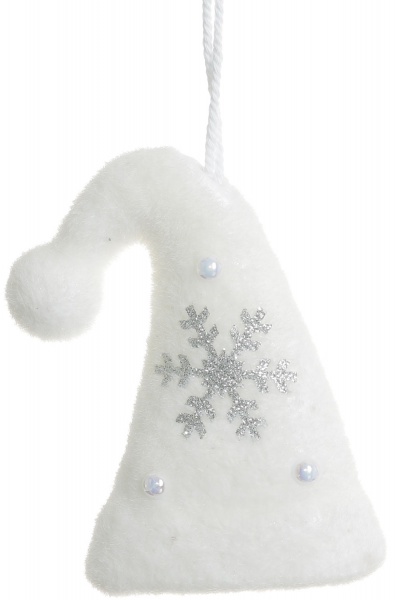 Декоративна підвіска Shunda ковпак пінопластовий 12 см срібний SDH213412WS