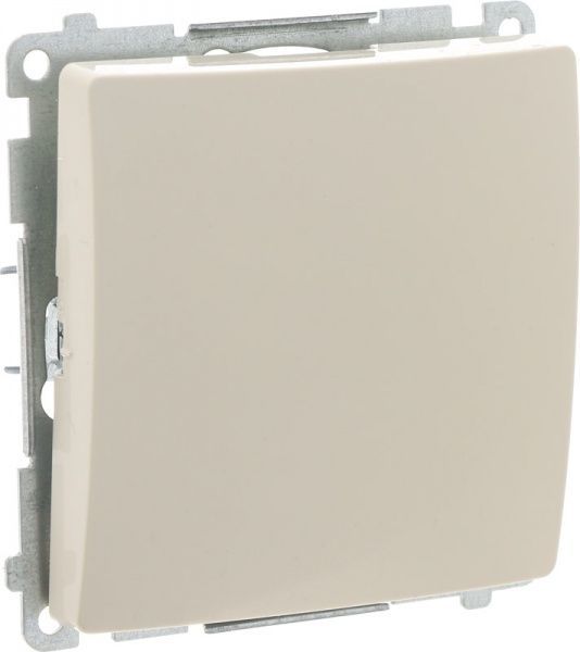 Вимикач одноклавішний Simon Basic без підсвітки 10 А 250В кремовий BMW1.01/12