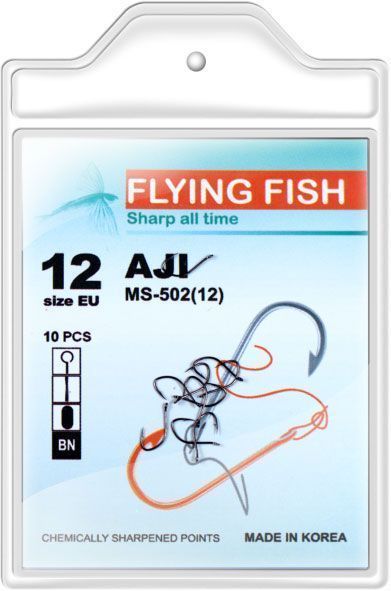 Крючок Flying Fish №12 20 г 5 шт. MS-502(12)