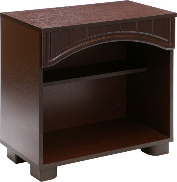 Тумба прикроватная Монблан МБ-6 орех шоколадный/венге темный 