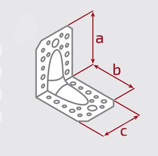 Уголок усиленный Profstal ассиметричный 100x50x35 мм 1,8 мм