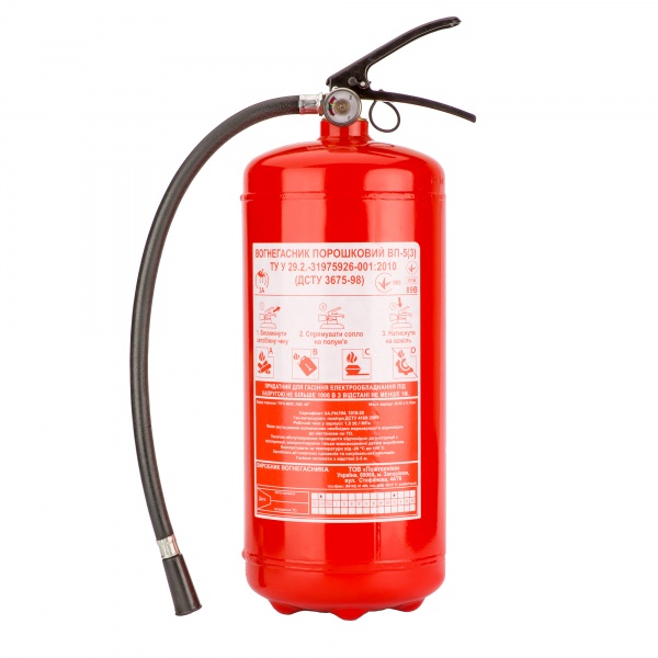 Огнетушитель порошковый Пожзахист ВП-5(з) 