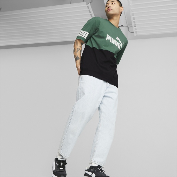Футболка Puma PUMA POWER COLORBLOCK TEE 67332137 р.2XL зелений