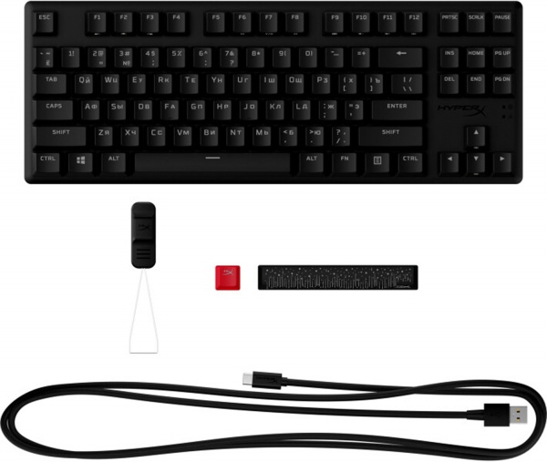 Клавіатура ігрова HyperX Alloy Origins Core PBT HX USB (639N7AA) black 