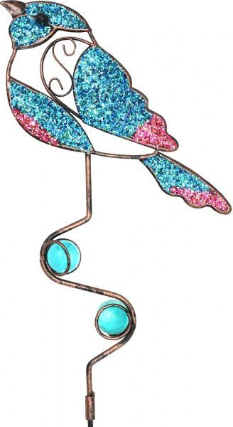 Декор для рослин Пташка на металевому стержні BF-20