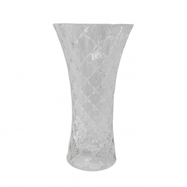 Ваза для квітів Cristal Angela 29 см прозорий 