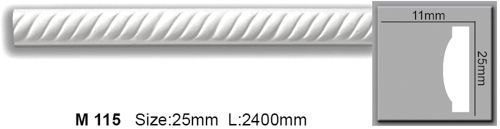 Молдинг Harmony M-115 2440x11x25мм 