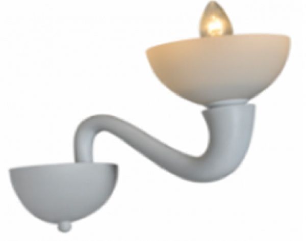 Бра Интеркласс НББ 01-ХХ-060 1x40 Вт E14 белый 