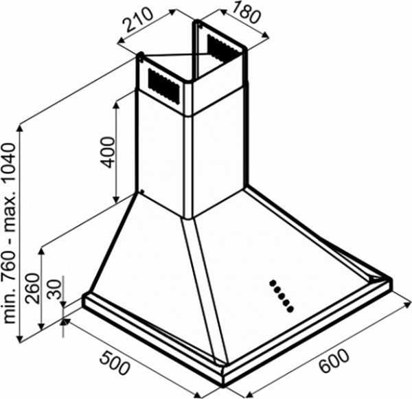 Вытяжка Hansa OKC 613 RBH