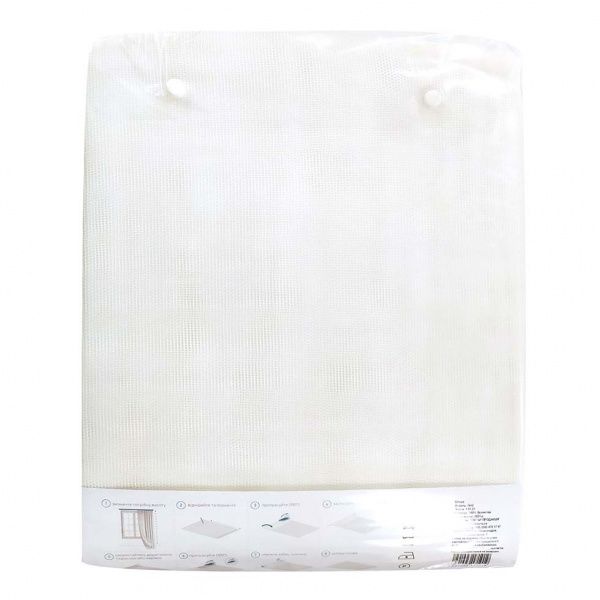 Тюль Grid 300х290 см молочный Decora textile