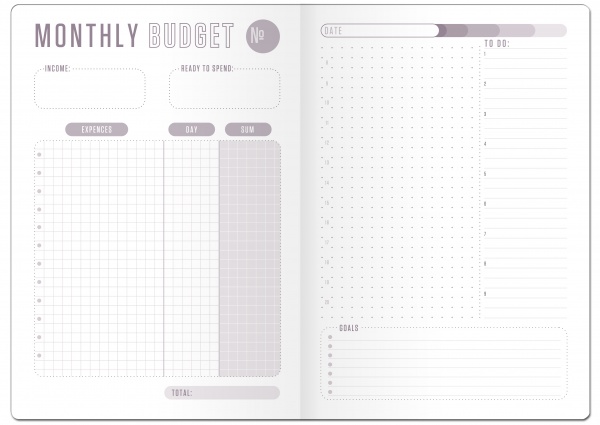 Щоденник недатований коричневий YES Calmness A5 2022