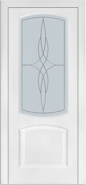 Дверное полотно Terminus №05 ПО 600 мм ясень белый 