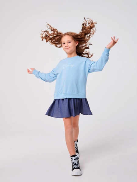 Платье Smil 120346 р.116 голубой 