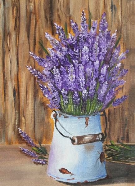 Репродукція Бузковий букет-2 35x50 см Арт Фемелі 